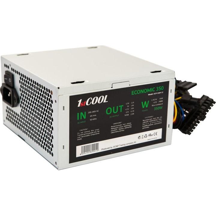 1st Cool Zasilacz 1stCOOL Economic 350W (ECP-350P-12) (350 W), PC Netzteil