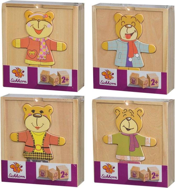 Actual product image Eichhorn Houten Puzzel Beer, 20st. (20 pieces)
