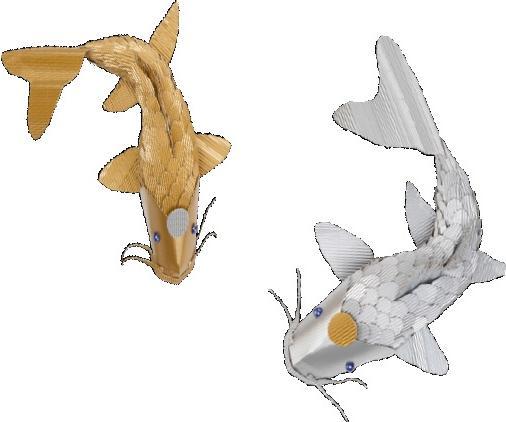 Actual product image Folia Corrugated board gold/silver (10x)