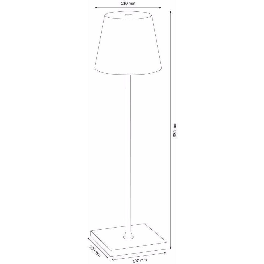 Thumbnail - LCD, Tischlampe, Schlicht (260 lm)