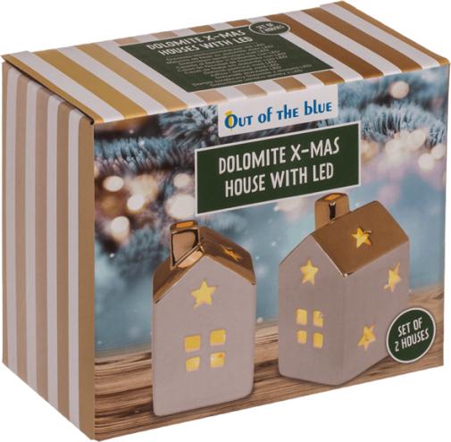 Image du produit Ootb Maison de Noël en Dolomite avec LED