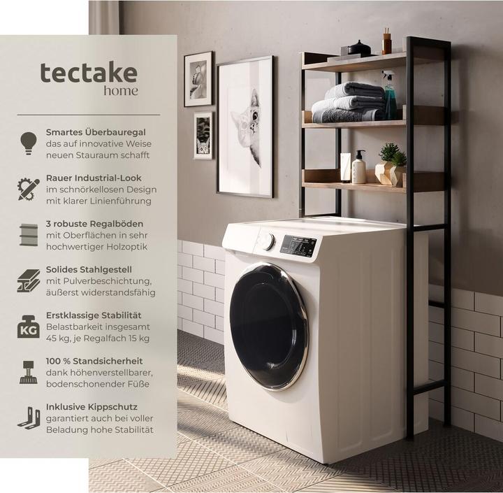 Immagine prodotto tectake Seattle (67 x 25 x 165,5 cm)