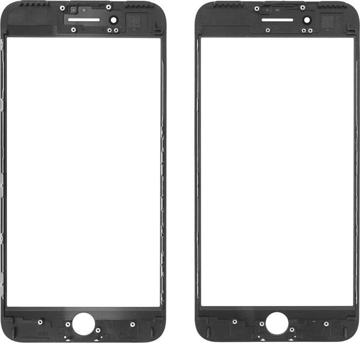 Actual product image OEM Display glass for iPhone 7 Plus black (Display, iPhone 7 Plus)