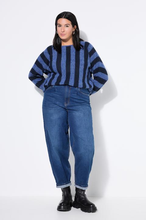 Produktbild Studio Untold Ballon-Jeans, Dark-Denim, High Waist, 5-Pocket (52)