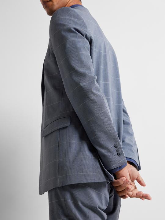 Actual product image Selected Slim Fit Check Blazer (50)