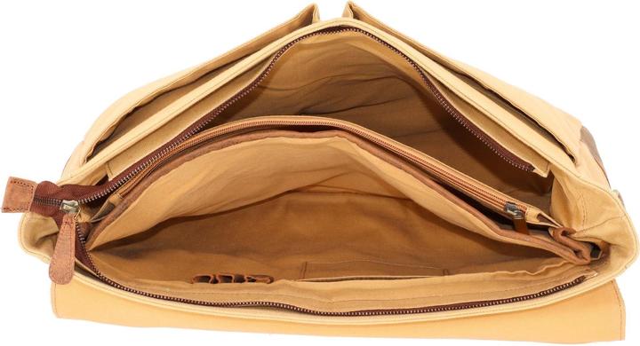 Actual product image Dermata Canvas/leather briefcase
