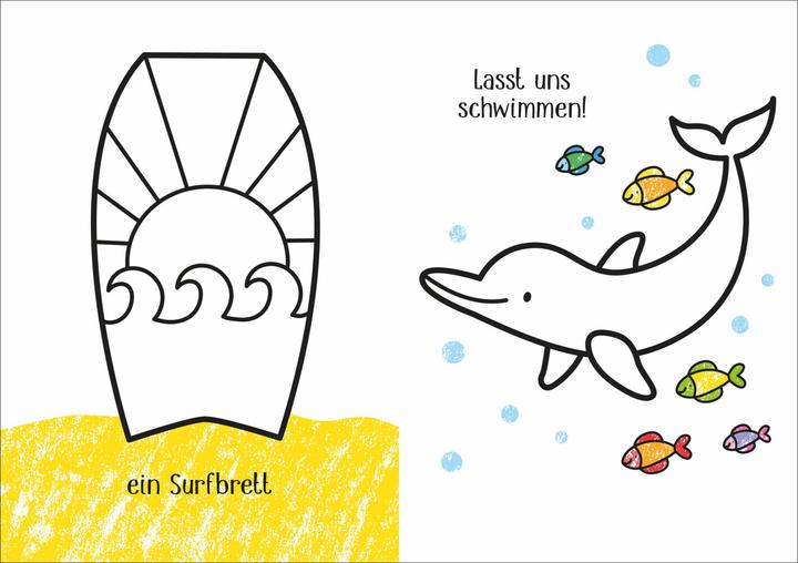 Produktbild Kleine Kreativ-Werkstatt - Ganz einfach ausmalen: Am Strand
