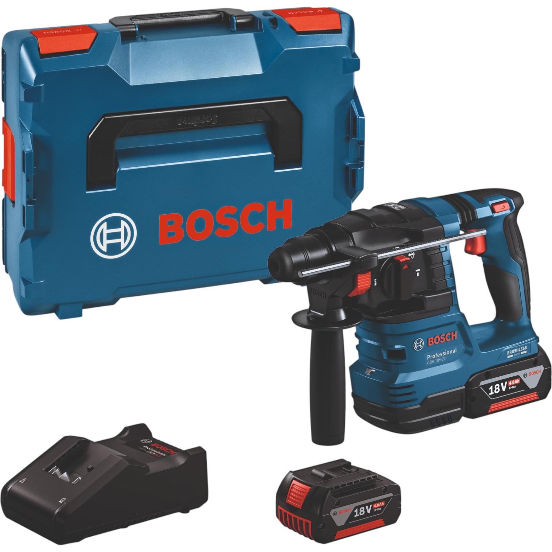 Bosch Professional, Trapano + Avvitatore a batteria, GBH 18V-22