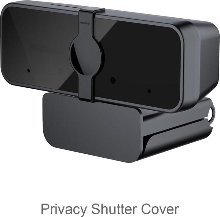 Actual product image Adesso 8.0 MP autofocus webcam with dual microphone (8.60 Mpx)