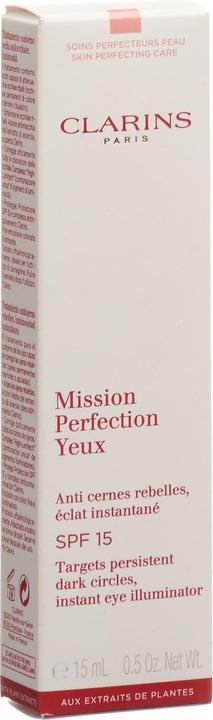 Immagine prodotto Clarins Pelle - Mission Perfection Yeux SPF 15 (Crema per la cura degli occhi, 15 ml, Giorno)