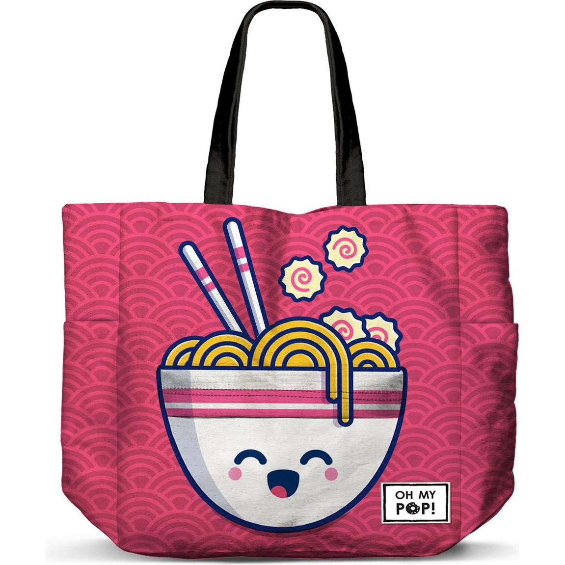 Karactermania, Handtasche, Oh My Pop! sac shopping horizontal Noodle, Rosa