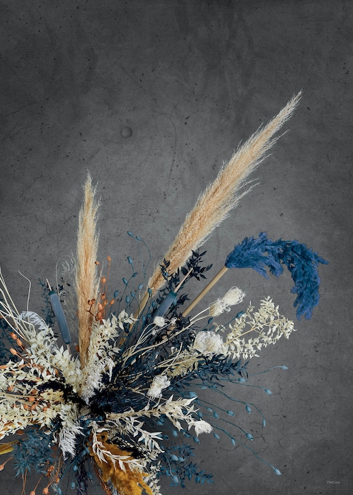 Vintage Flower Deco 6 (50 x 70 cm)