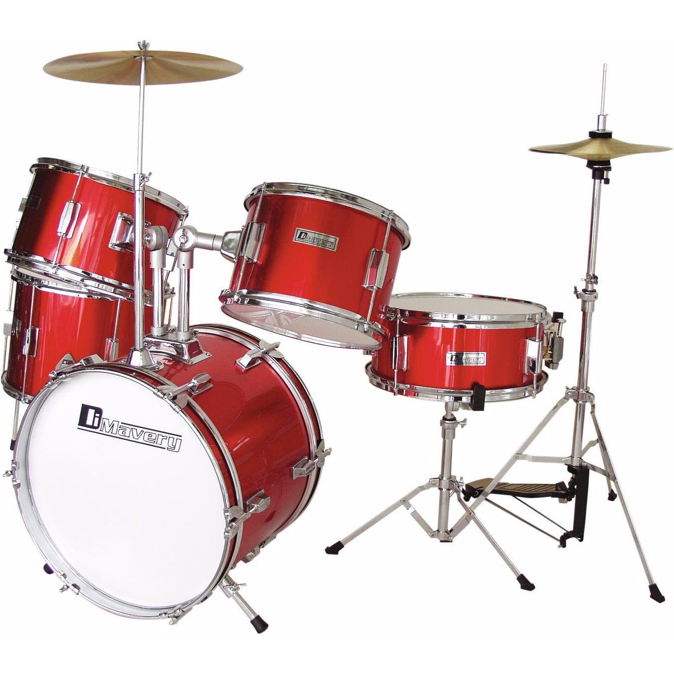 Dimavery JDS-305 (Acoustic-Drum), Schlagzeug, Rot