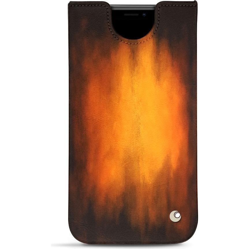 Noreve Lederschutzhülle (Apple iPhone 11 Pro), Smartphone Hülle, Violett