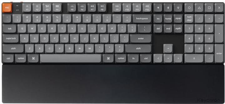 Keychron Poggiapolsi in silicone per K5 SE/K5 Max/K5 Pro (nero)