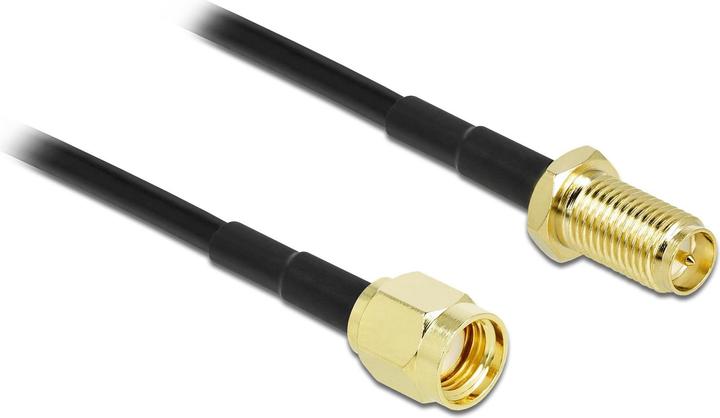 Produktbild Delock RP-SMA—RP-SMA, LMR/CFD100 (Antennenkabel)