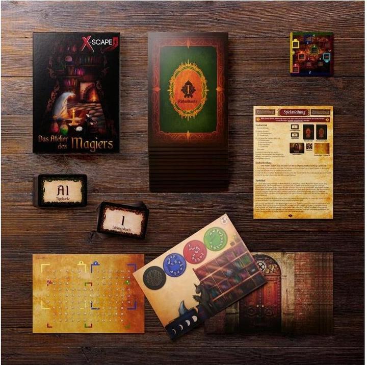 Produktbild X-scape Das Atelier des Magiers - Escapespiel (Deutsch, 1 - 5 Spieler)