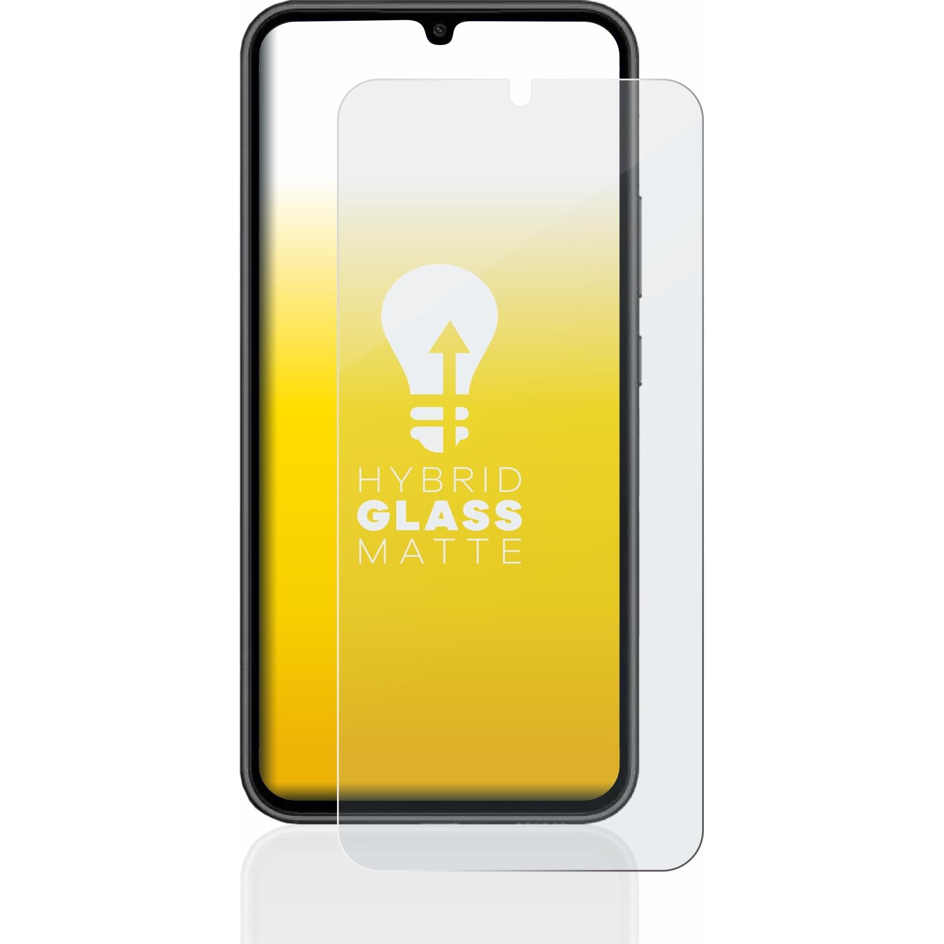 Thumbnail - upscreen Reflection Shield Panzerglasfolie Matt (1 Stück, Samsung Galaxy A34 5G), Smartphone Schutzfolie, Grau