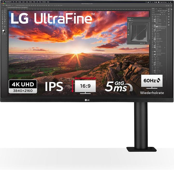 LG UltraFine 32UN880K-B (3840 x 2160 pixels, 32")
