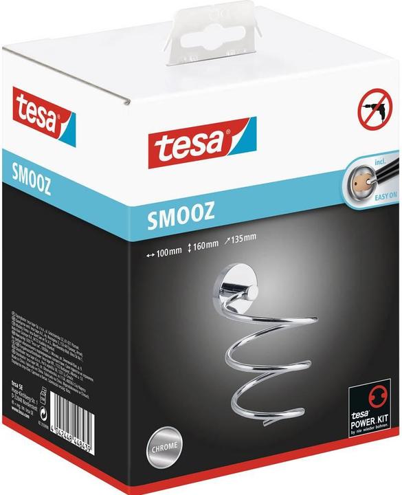 Produktbild tesa SMOOZ Föhnhalter inkl. Klebelösung ohne Bohren