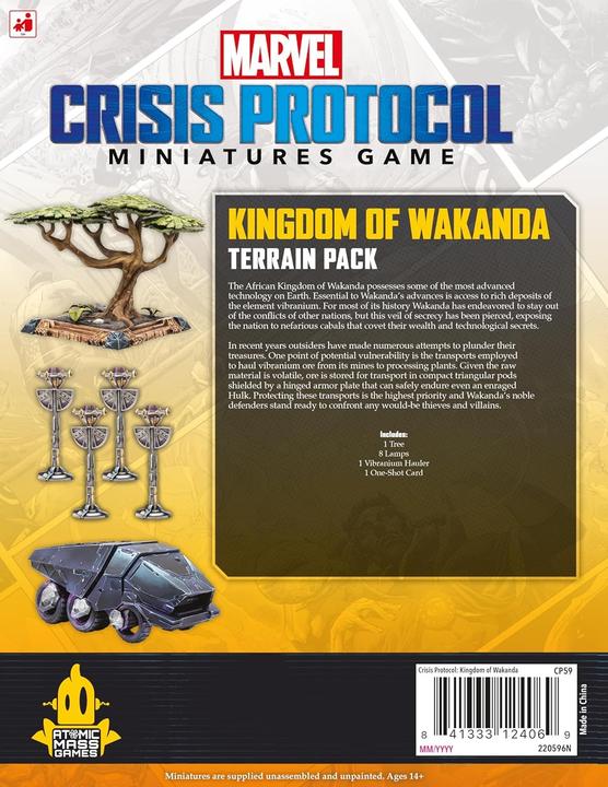 Actual product image Atomic Mass Games Marvel Crisis Protocol - Kingdom of Wakanda (German)
