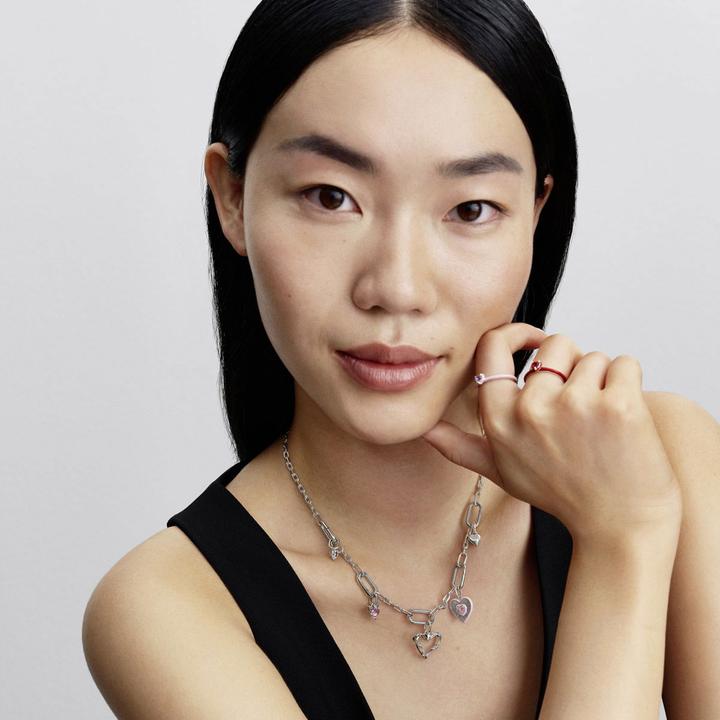 Produktbild Pandora ME Rotes Chakra Herz Ring (54, 925 Silber)