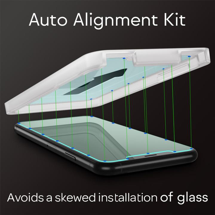 Produktbild Nalia Schutzglas & Applikator - Set (2x) (2 Stück, Apple iPhone 11)