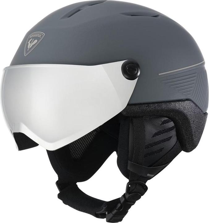 Rossignol Kask Fit Visor Impacts Photo Grey M/L (55 - 59 cm)