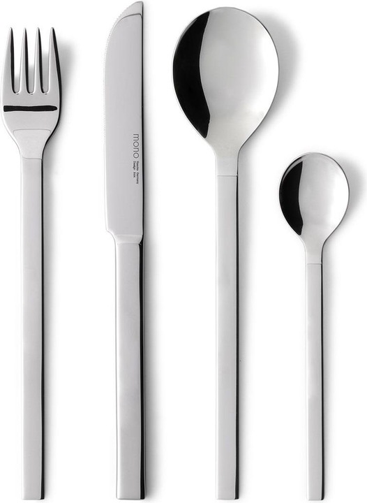 Actual product image Mono Cutlery MONO-A 24 pieces polished - long knife blade + 6 cake forks (24 Piece)