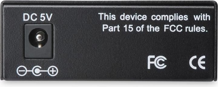 Image du produit Digitus Fast Ethernet Media Converter SC 10/100Base-TX to 100Base-FX convertit le fil en fibre...