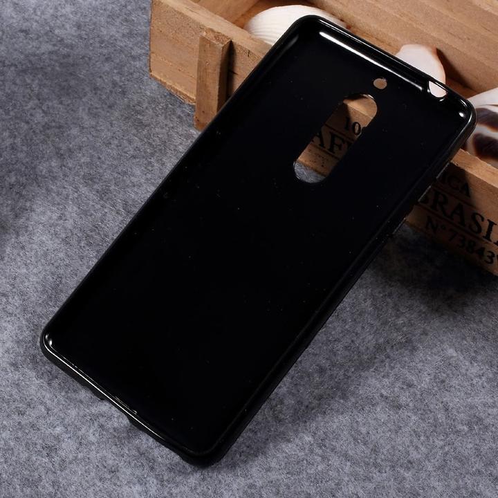 Actual product image Cover-Discount Nokia 5 - S-Line Silicone Rubber Case Black