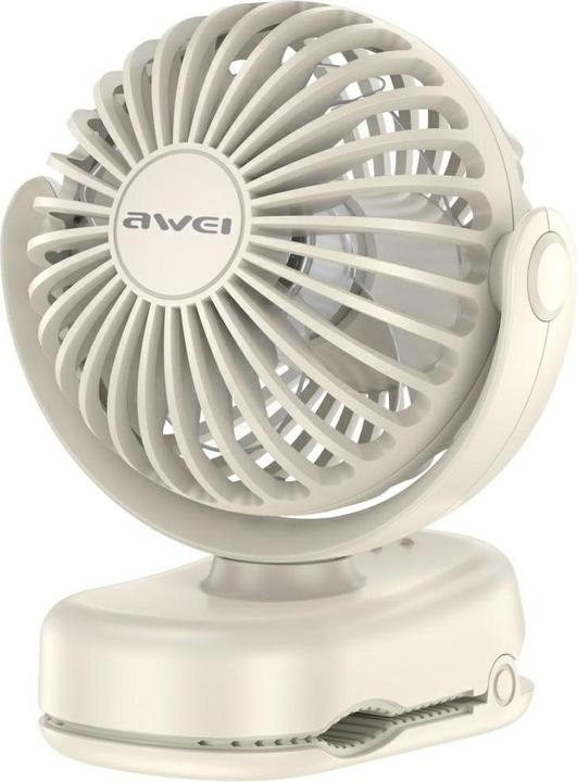 Awei Mini desk fan F45 with clip 1200mAh white