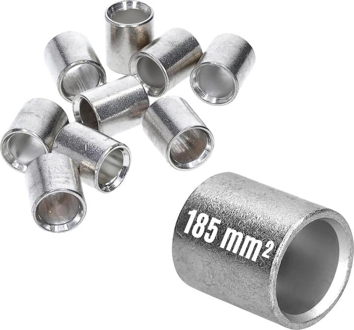 Immagine prodotto Kalitec 10 pezzi Connettore parallelo L37-P 185mm² I Connettore non isolato I Connettore a crimpare nudo I