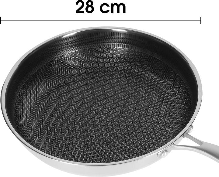 Actual product image Cheffinger Premium (Frying pan, Stainless steel, 28 x 3 cm)
