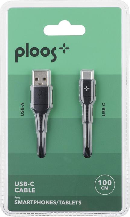 Produktbild Ploos - CABLE 100cm - USB-C 1-meter USB-C cable for fast charging and data sync via USB chargers (1.20 m)