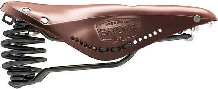 Actual product image Brooks Running BROOKS Bicycle Saddle Flyer Carved, Aged Brown