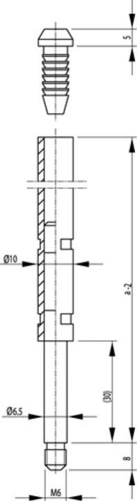 Actual product image BKS Espagnolette bars 9006