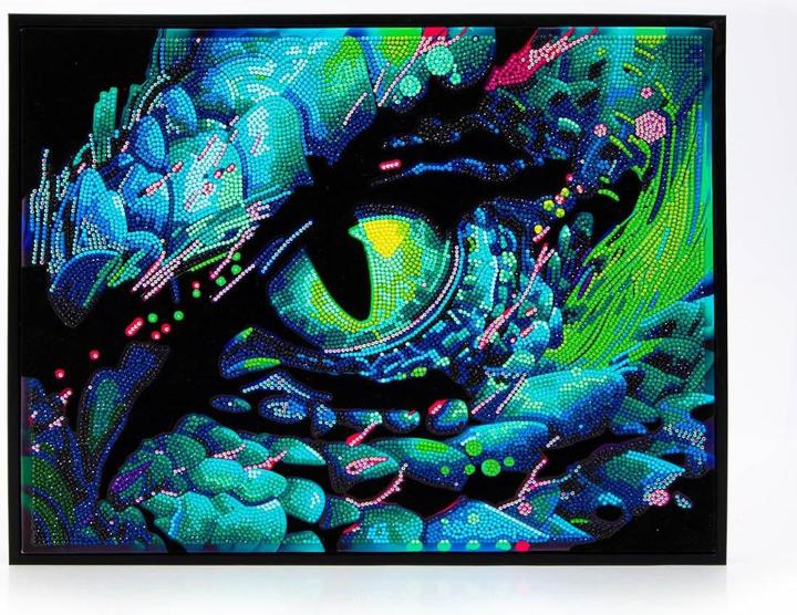 Diamond Dotz Diamond Painting Neon Drachenauge