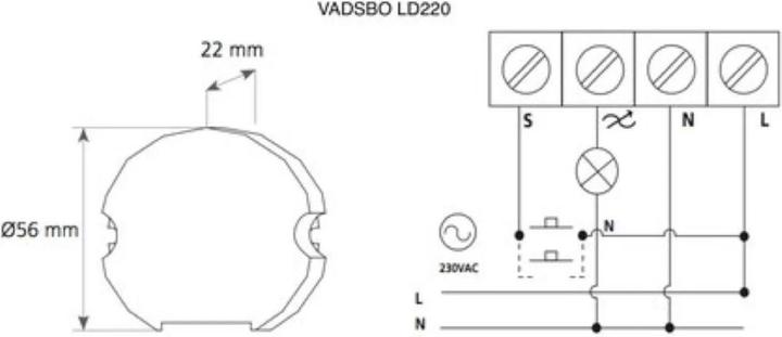 Produktbild Vadsbo Dimmer & Schalter