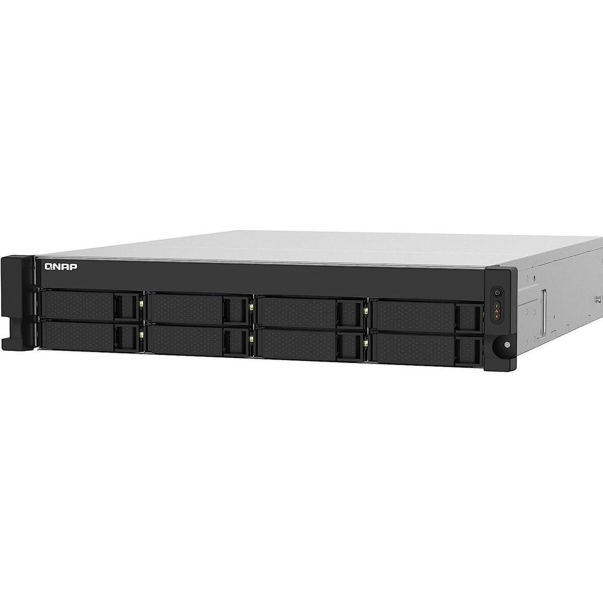 QNAP TS-832PXU-RP-4G 2U 8BAY 1.7GHZ, NAS, Schwarz