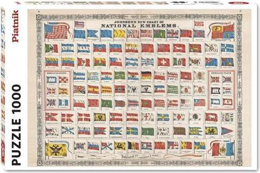 Image du produit Piatnik Drapeaux nationaux (1000 pièces)