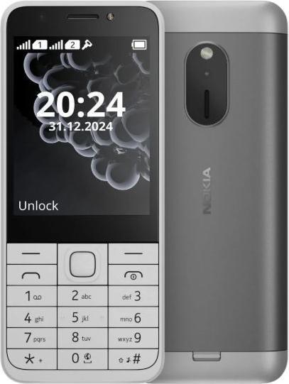 Productafbeelding Nokia Mobiele telefoon 230 TA-1609 DS EU NOR WIT (2.80", 2 Mpx)