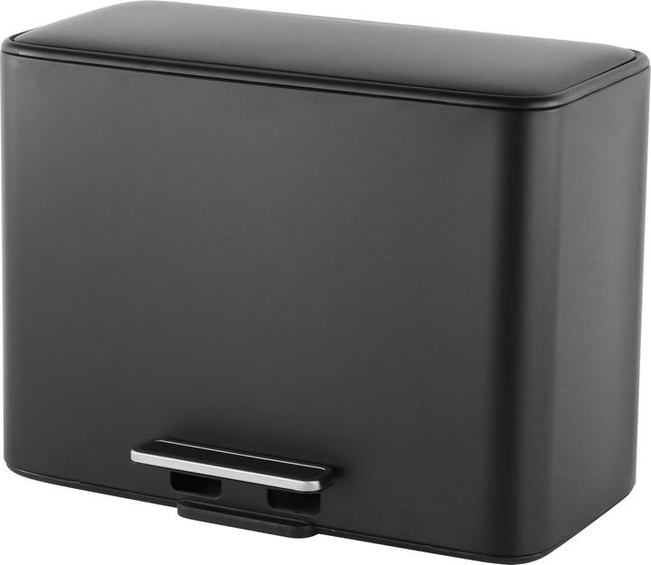 Actual product image Enne Interior Convi Bin 18 + 18 ltr Trash bin, matt black (36 l)