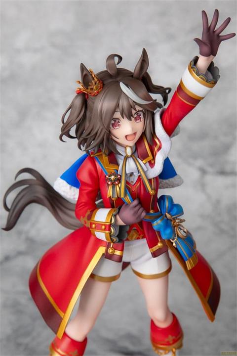 Actual product image Cygames Uma Musume Pretty Dirby PVC Statue 1/7 Kitasan Black Fluttering Fulfillment Ver. 28 cm