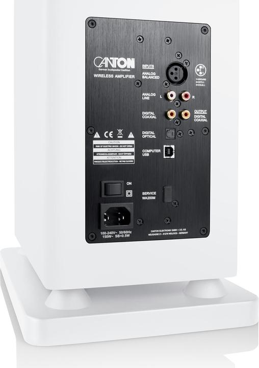 Produktbild Canton Smart Townus 8 Wireless Aktiv-Lautsprecher Set *weiss seidenmatt* (1 Paar, 350 W)