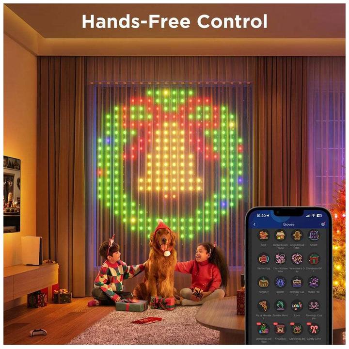 Actual product image Govee Curtain Light (RGBIC, 150 cm, Indoor)