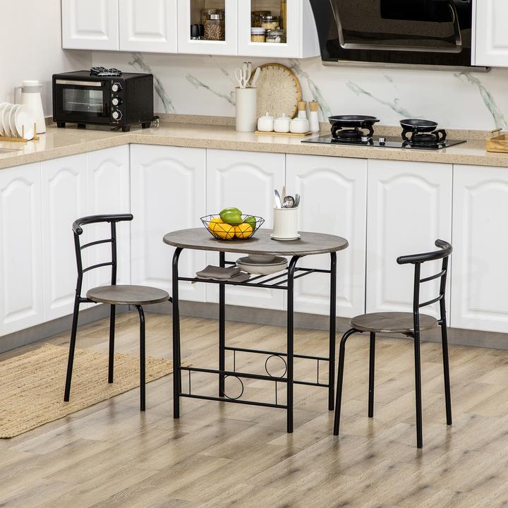 Actual product image Homcom Dining set with 2 chairs