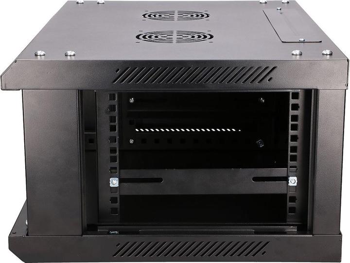 Produktbild Extralink 4U 600X450 WALL-MOUNTED RACKMOUNT CABINET BLACK Wall mounted rack (4 HE, 19 Zoll Rack)