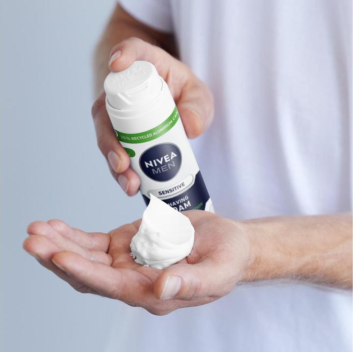Immagine prodotto NIVEA Sensitive Rasierschaum (200 ml, Schiuma da barba)