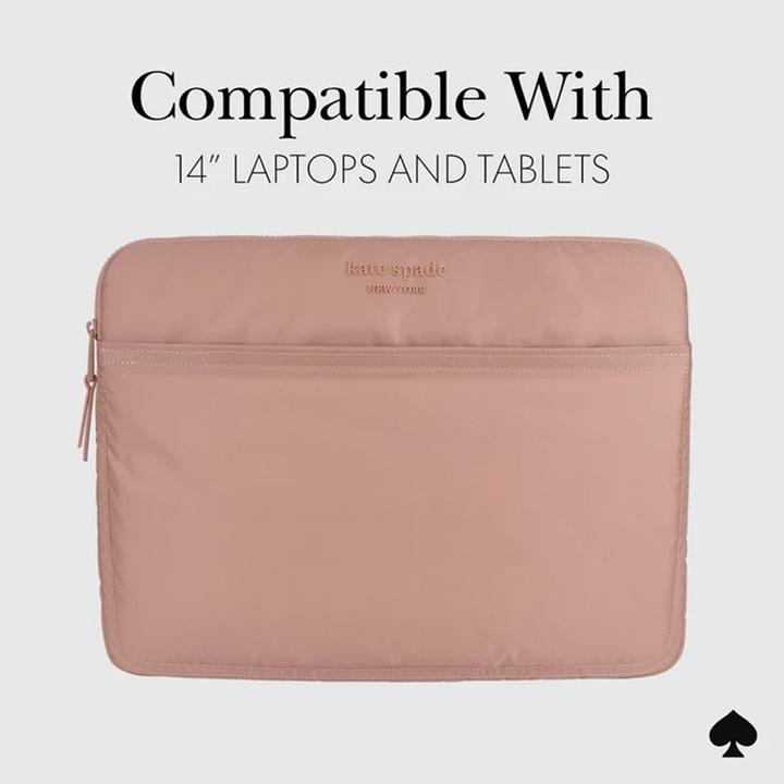 Produktbild Kate Spade Puffer Sleeve - Pokrowiec MacBook Pro 14" / Notebook 14" (Madison Rouge Nylon) (14")